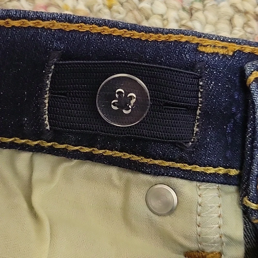 Abercrombie Kids Dark Blue Straight Jeans 13/14 Slim School Denim